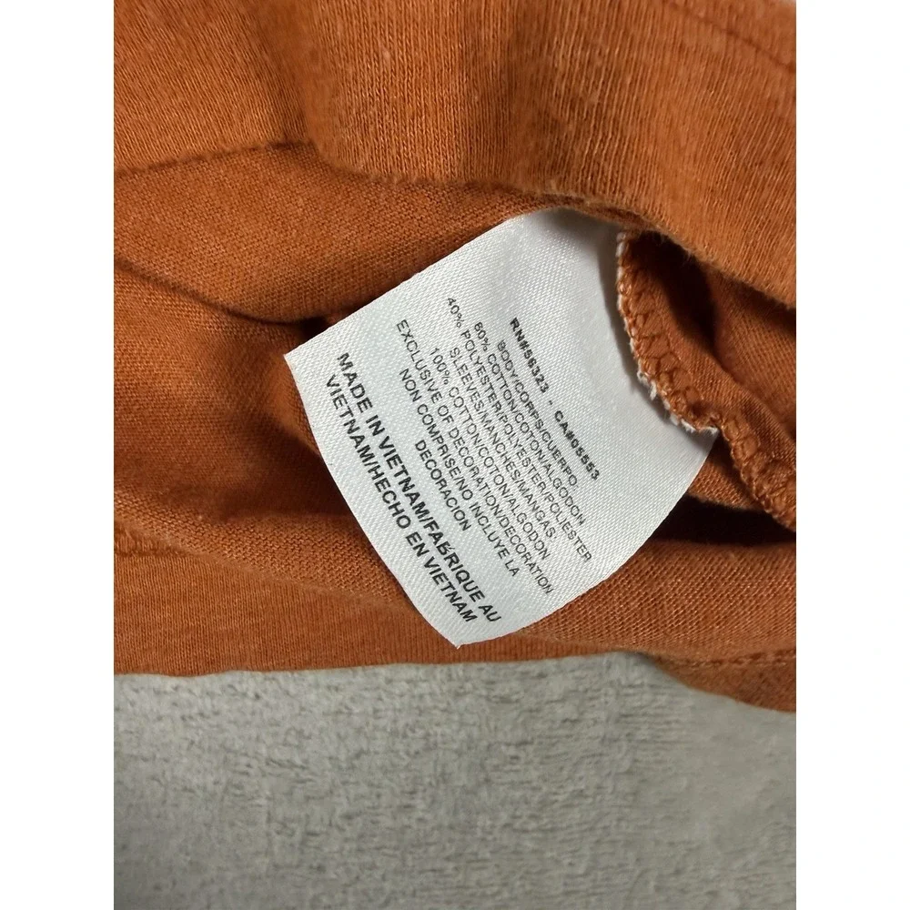 Nike Women's Texas Longhorns Layered-Look Long Sleeve T Shirt Size S